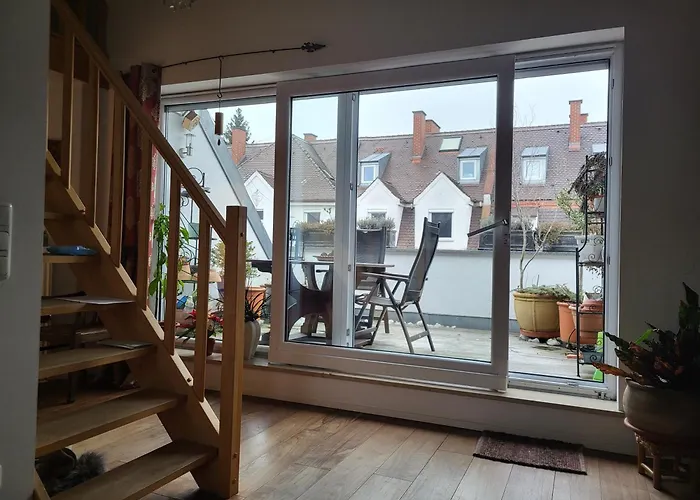 Apartamento Frida - Dachpalais, Nahe City, Hbf Und Wertach-park Augsburgo