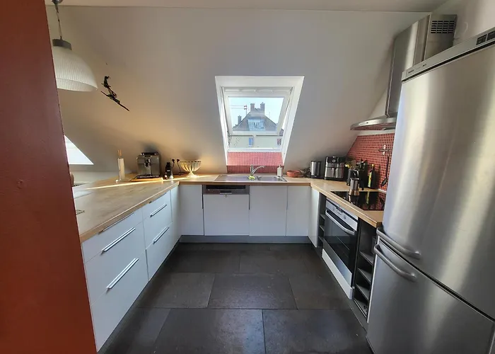 Apartamento Frida - Dachpalais, Nahe City, Hbf Und Wertach-park Augsburgo