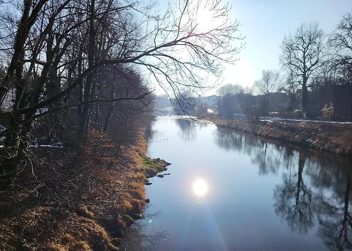 Apartment Frida - Dachpalais, Nahe City, Hbf Und Wertach-park Augsburg